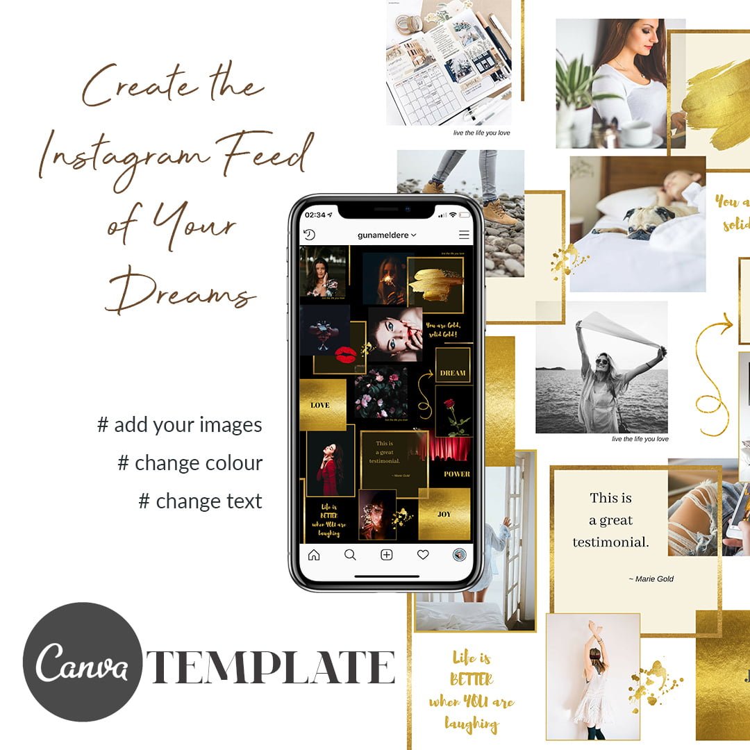 Detail Feed Ig Template Nomer 49