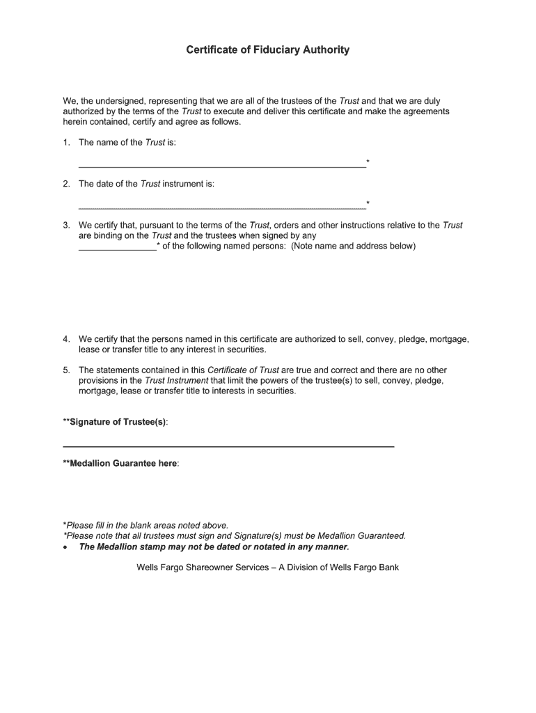 Detail Fiduciary Agreement Template Nomer 24