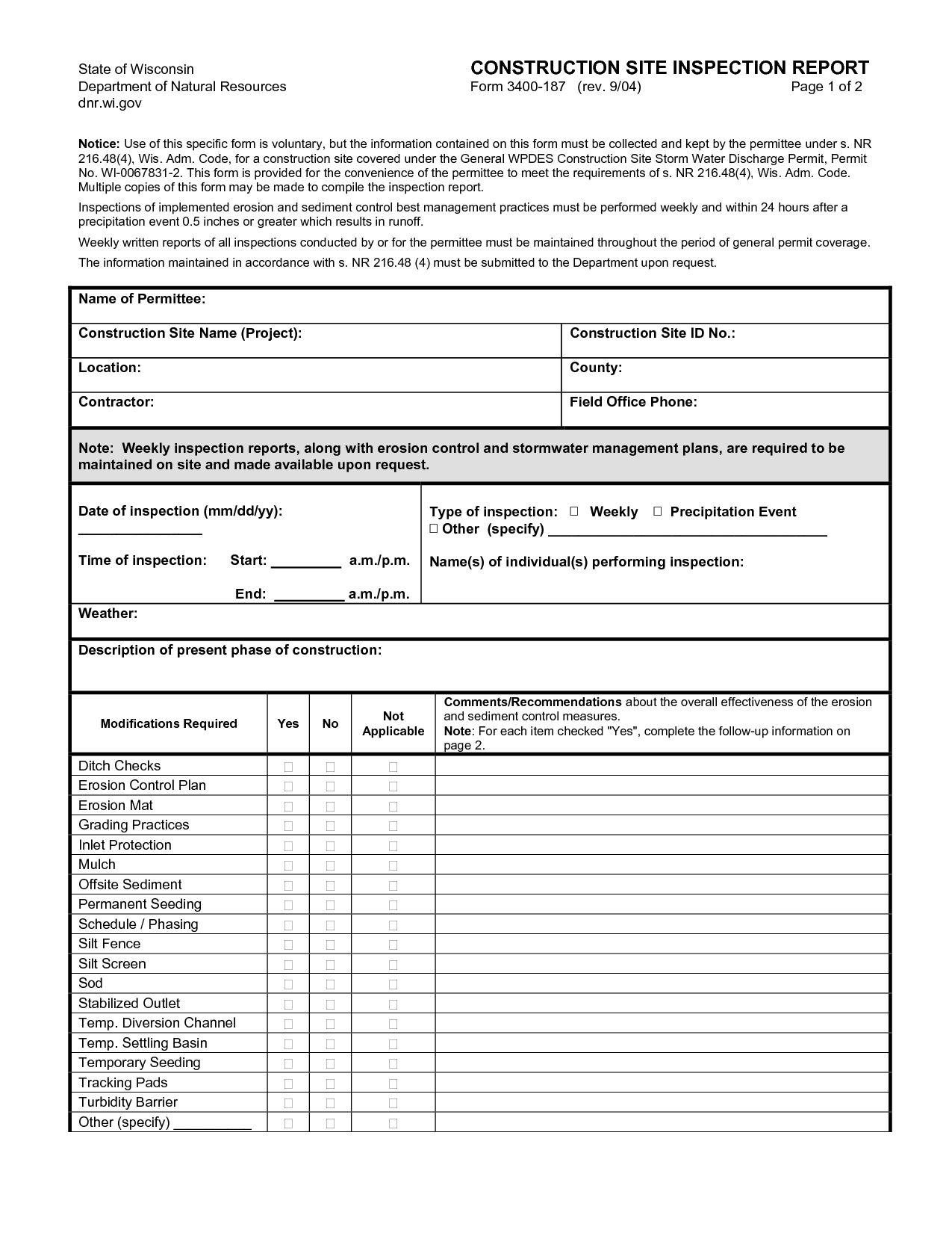 Field Inspections For Notaries 61 - n28wsf9