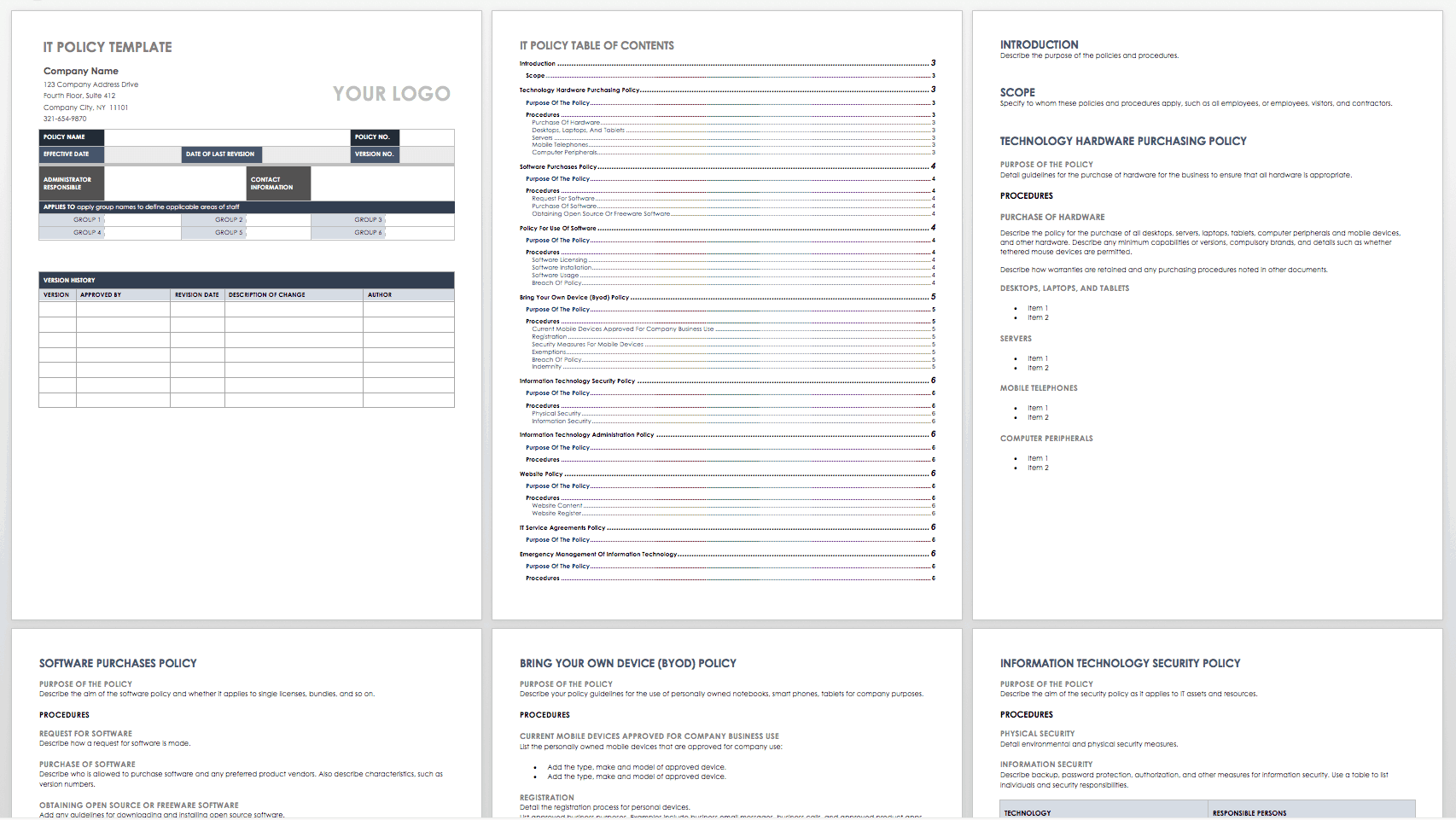 File Sharing Policy Template - KibrisPDR
