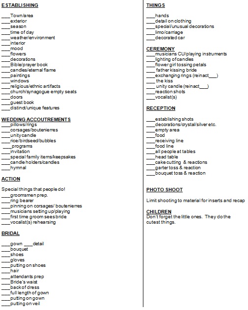 Detail Film Shot List Template Excel Nomer 41