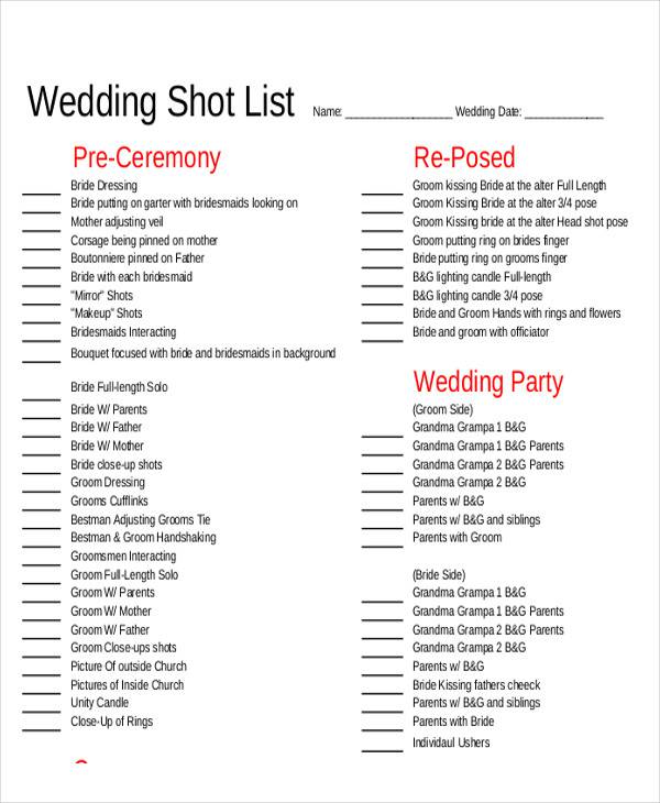 Detail Film Shot List Template Excel Nomer 55