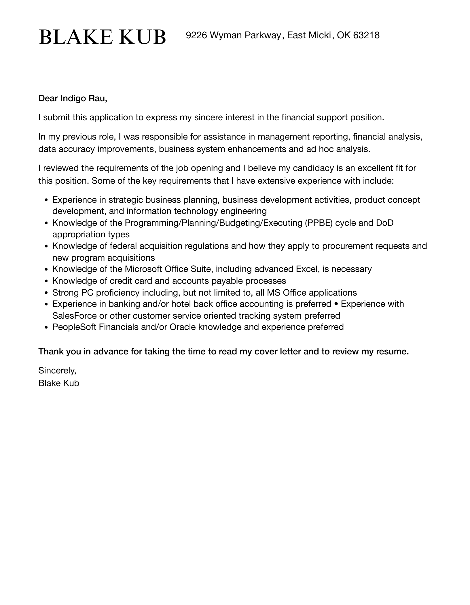 Detail Financial Commitment Letter Template Nomer 55