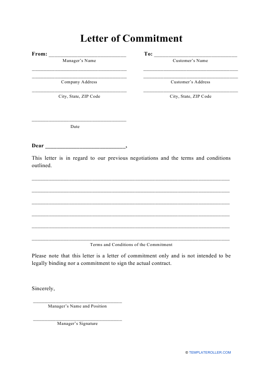 Detail Financial Commitment Letter Template Nomer 7