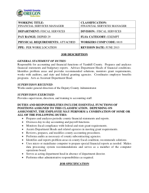 Detail Financial Controller Job Description Template Nomer 20