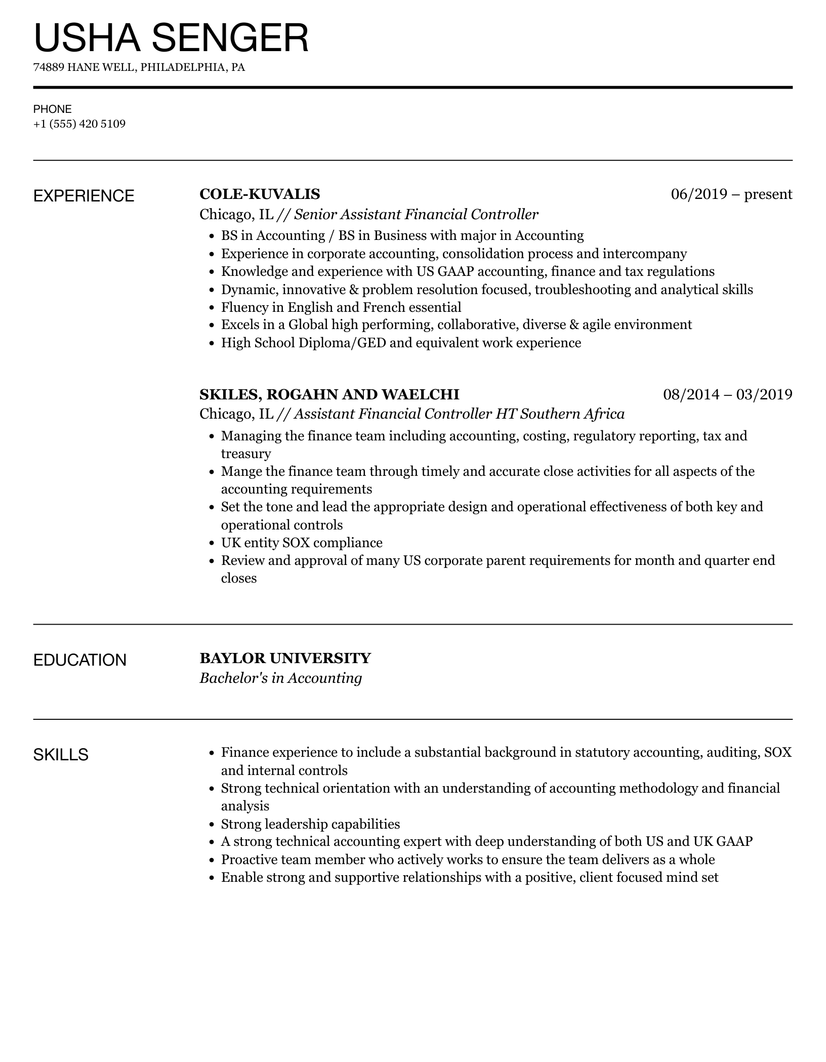 Detail Financial Controller Job Description Template Nomer 27