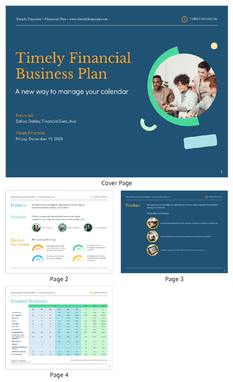 Detail Financial Plan For Startup Business Template Nomer 25