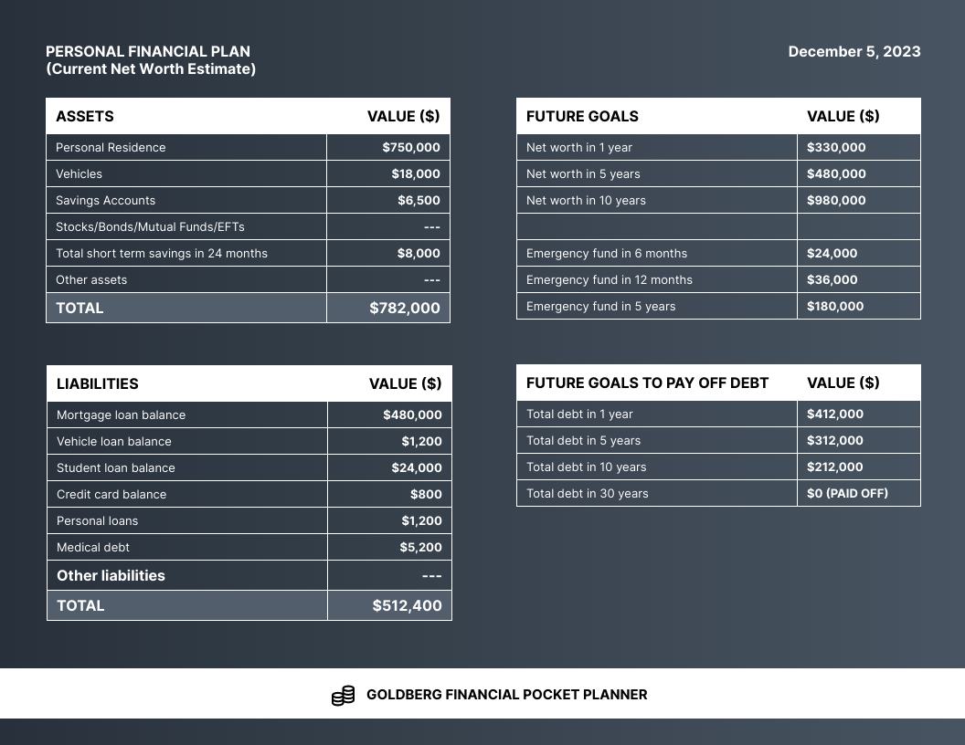 Detail Financial Plan Template Nomer 26