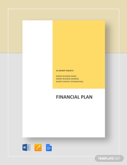 Detail Financial Plan Template Nomer 52