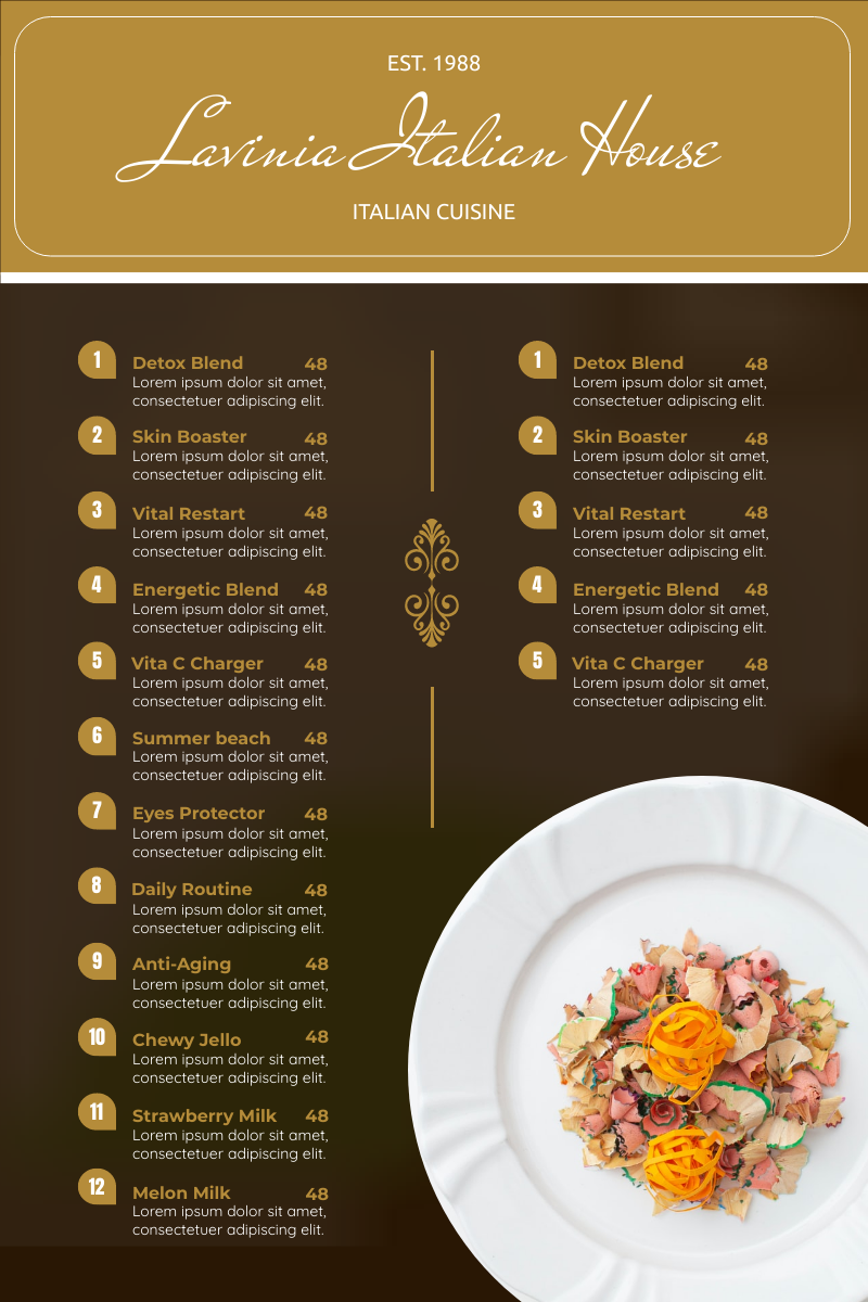 Detail Fine Dining Template Nomer 15