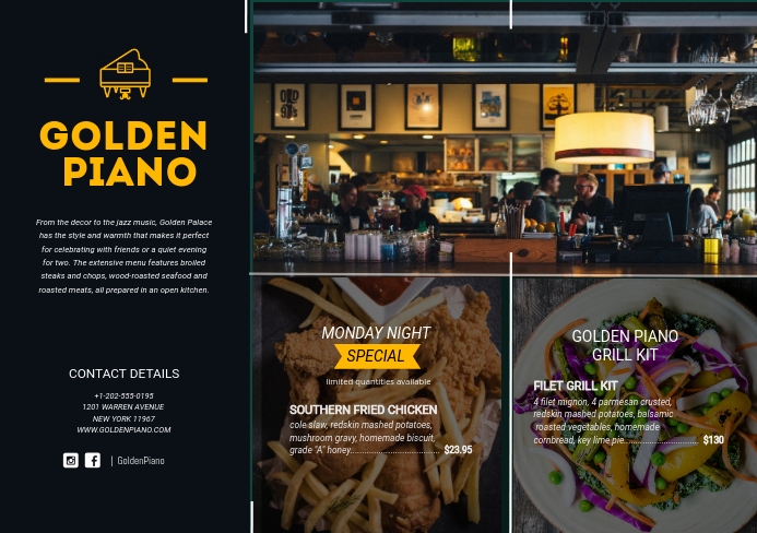 Detail Fine Dining Template Nomer 16