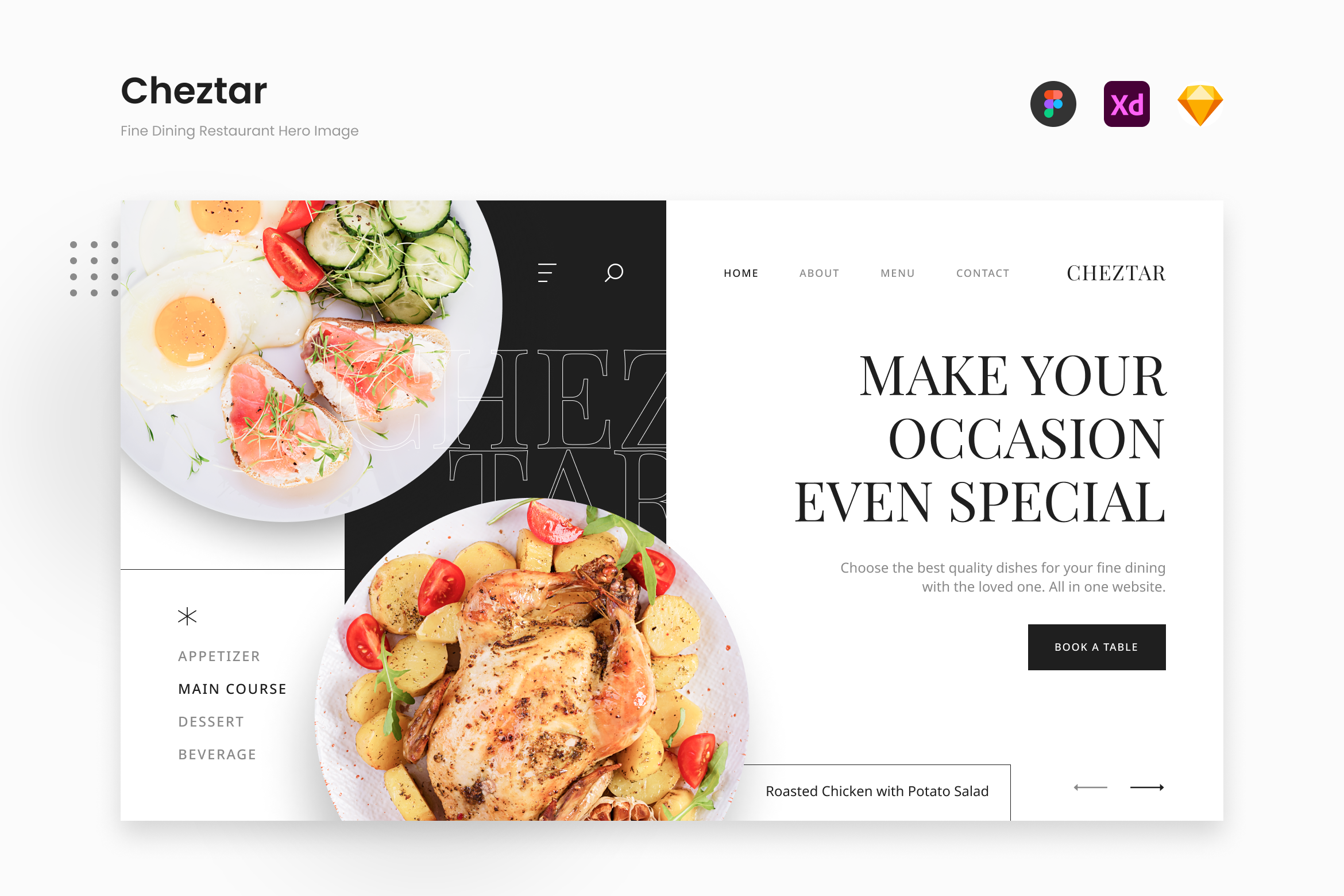 Detail Fine Dining Template Nomer 17