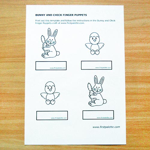 Detail Finger Puppet Template Nomer 8