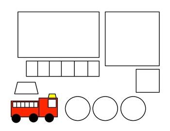 Detail Fire Truck Craft Template Nomer 3