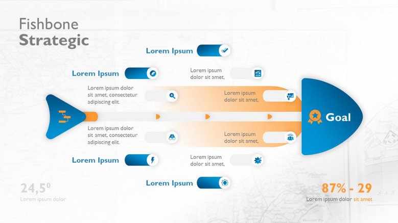 Detail Fishbone Diagram Template Powerpoint Nomer 17