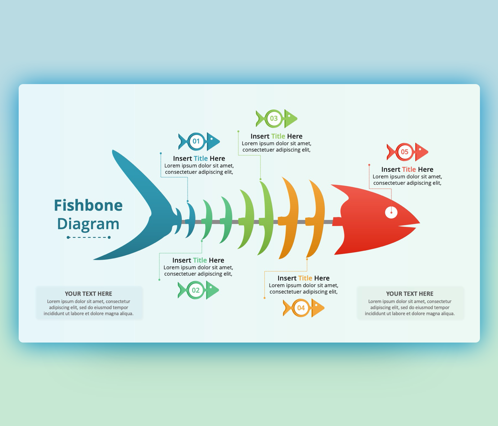 Detail Fishbone Diagram Template Powerpoint Nomer 24