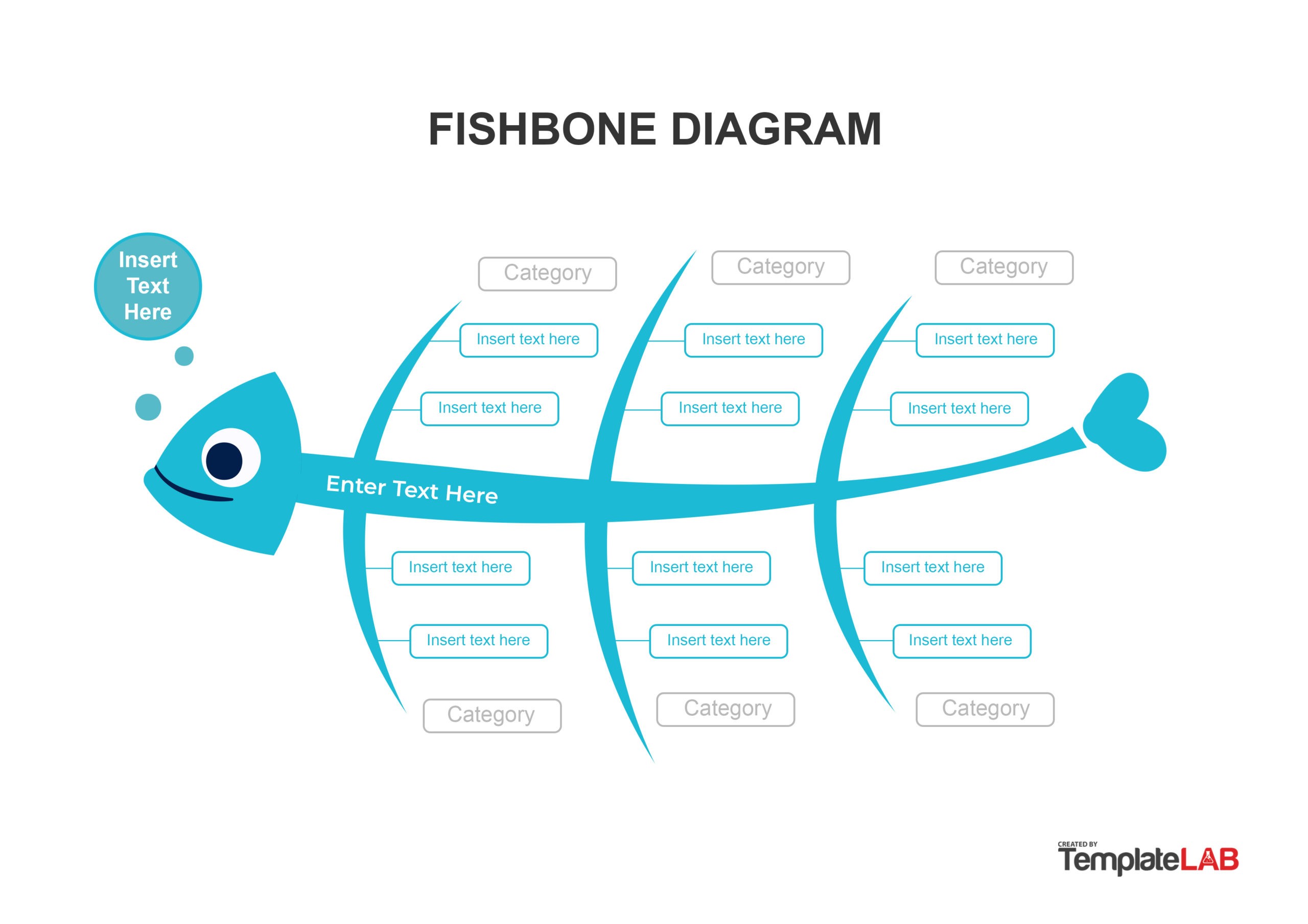 Detail Fishbone Diagram Template Powerpoint Nomer 28