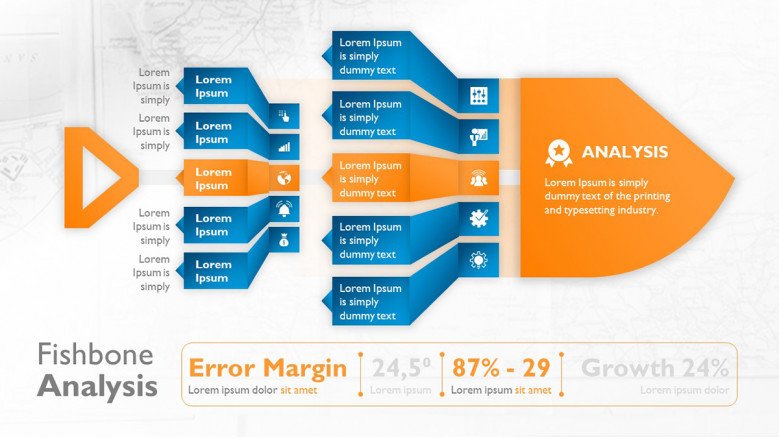 Detail Fishbone Diagram Template Powerpoint Nomer 29