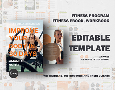 Detail Fitness Ebook Template Nomer 28