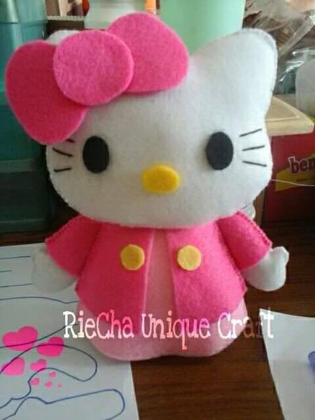 Detail Flanel Hello Kitty Nomer 2