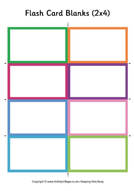 Detail Flash Card Template Nomer 15