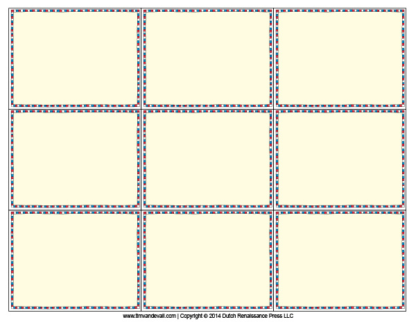 Detail Flash Card Template Nomer 23