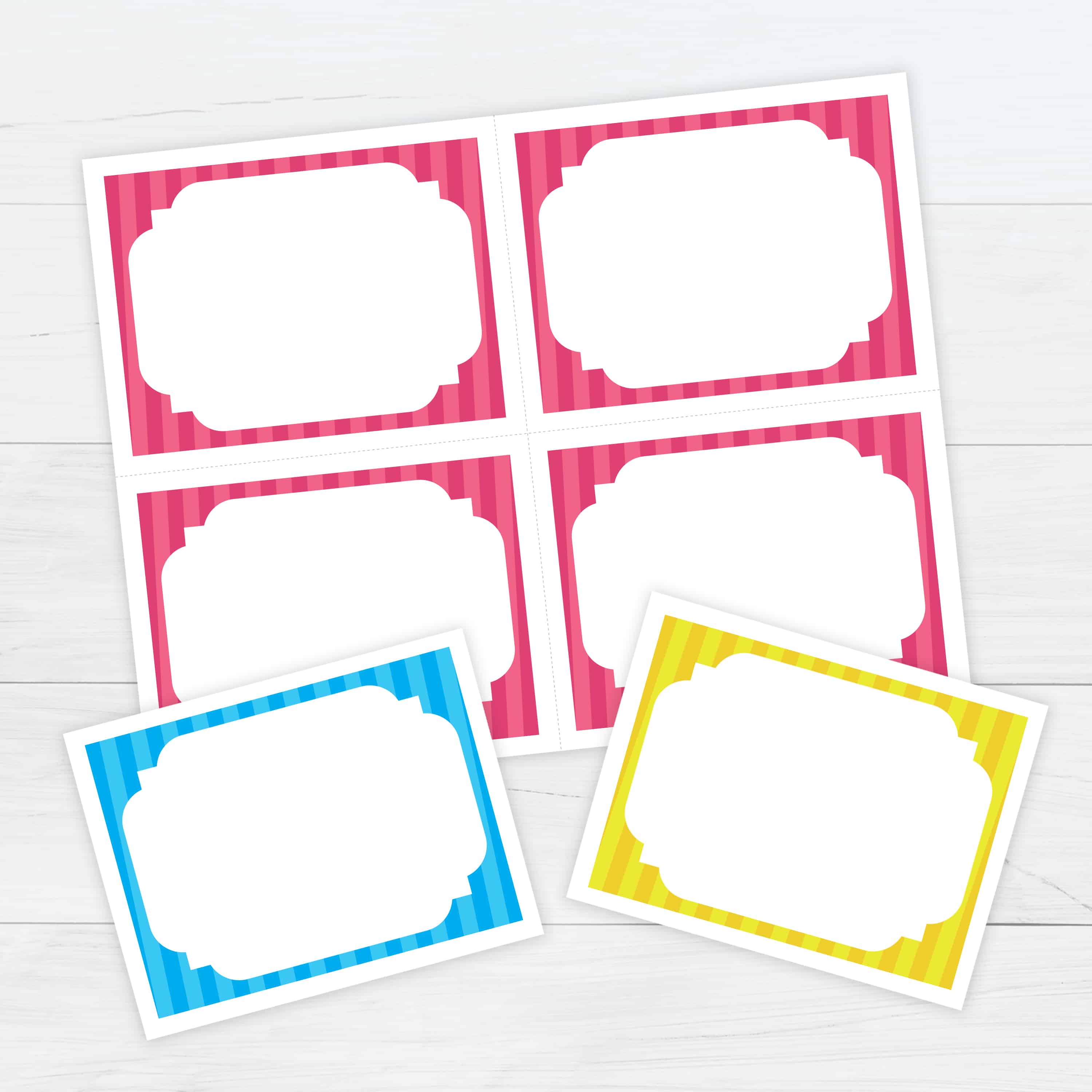 Detail Flash Card Template Nomer 24