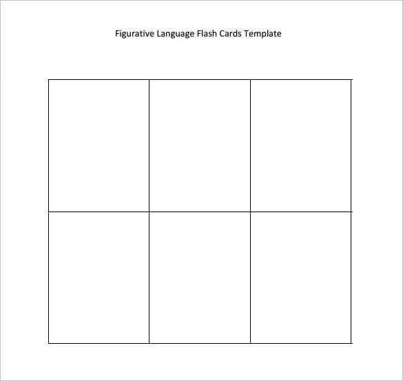 Detail Flash Card Template Nomer 32