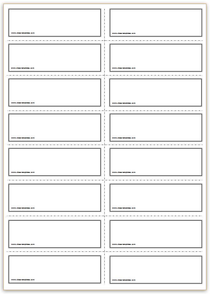 Detail Flash Card Template Nomer 5