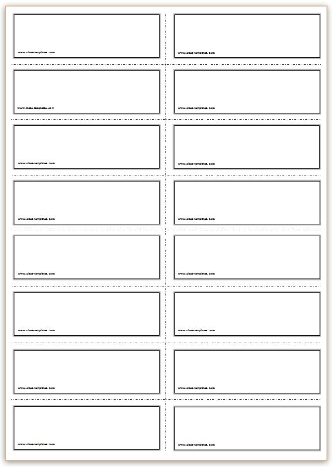 Detail Flash Card Template Nomer 5