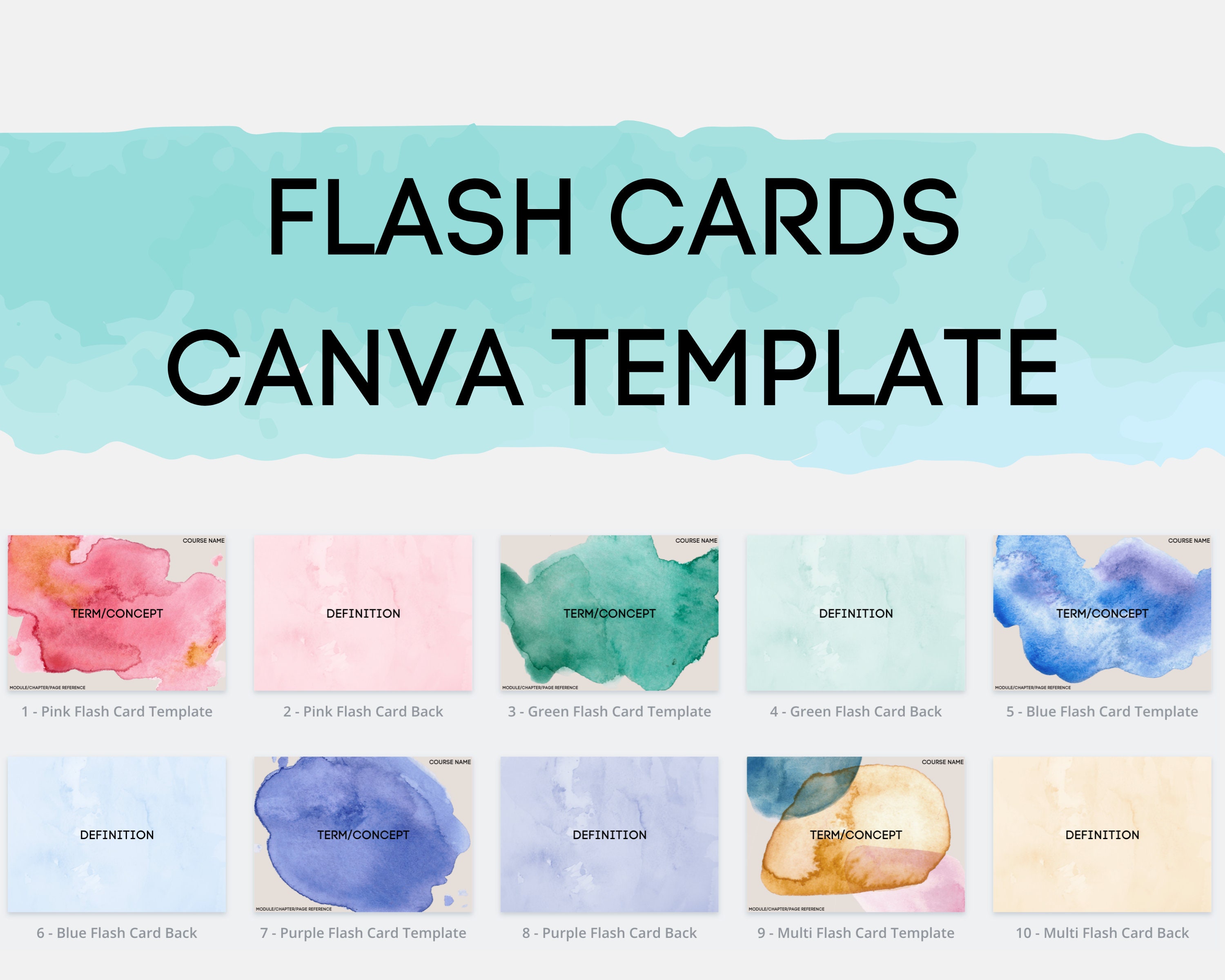 Detail Flash Card Template Nomer 52