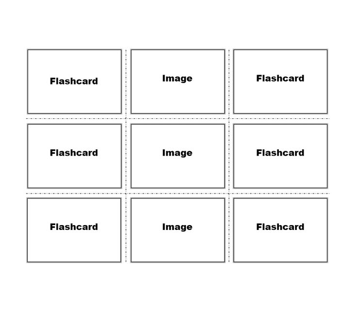 Detail Flash Card Template Nomer 55