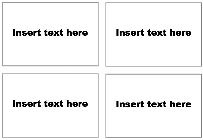 Detail Flash Card Template Nomer 8