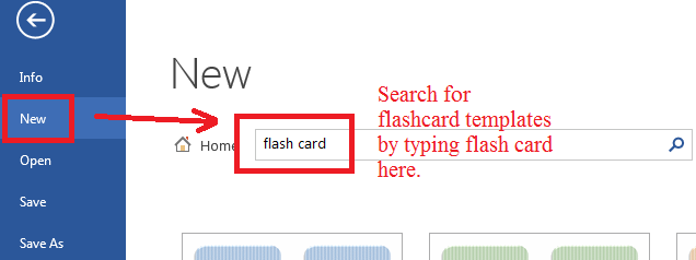 Detail Flash Card Template Nomer 9