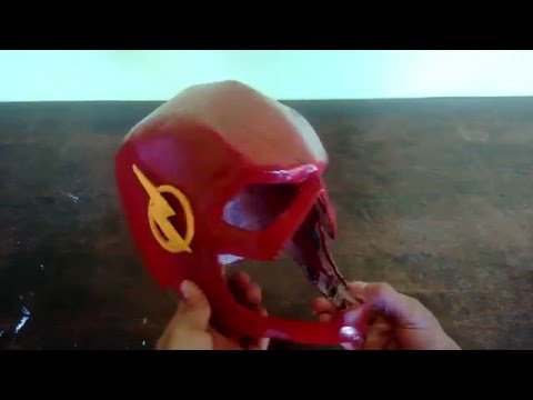 Detail Flash Helmet Template Nomer 39