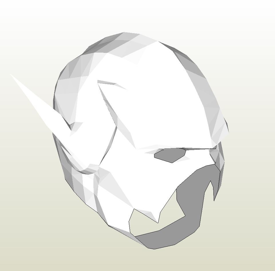 Detail Flash Helmet Template Nomer 6