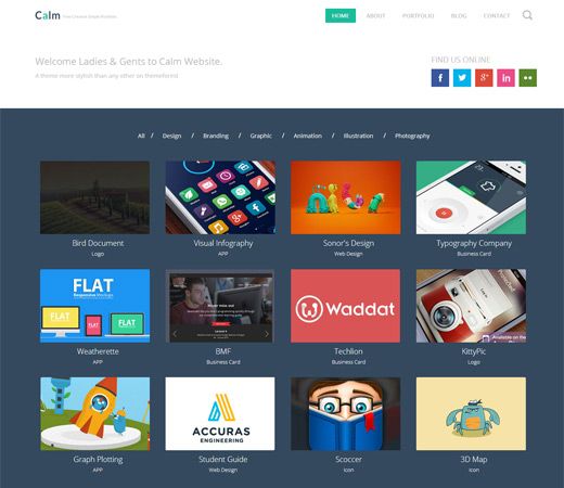 Detail Flat Css Template Nomer 16