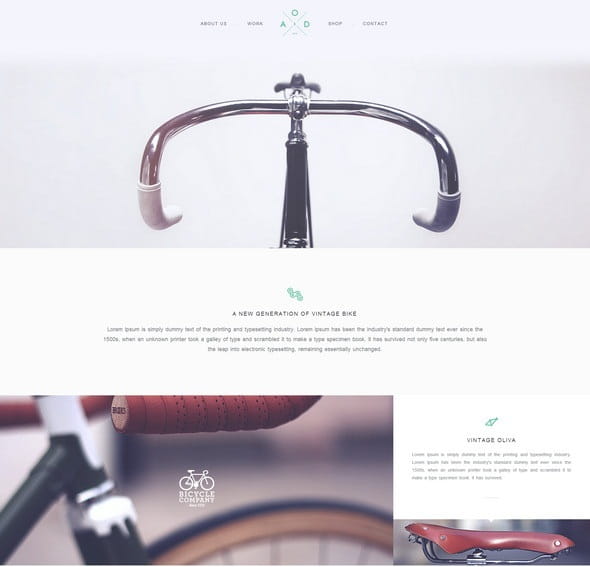 Detail Flat Css Template Nomer 36