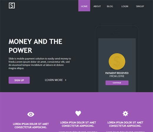 Detail Flat Css Template Nomer 49