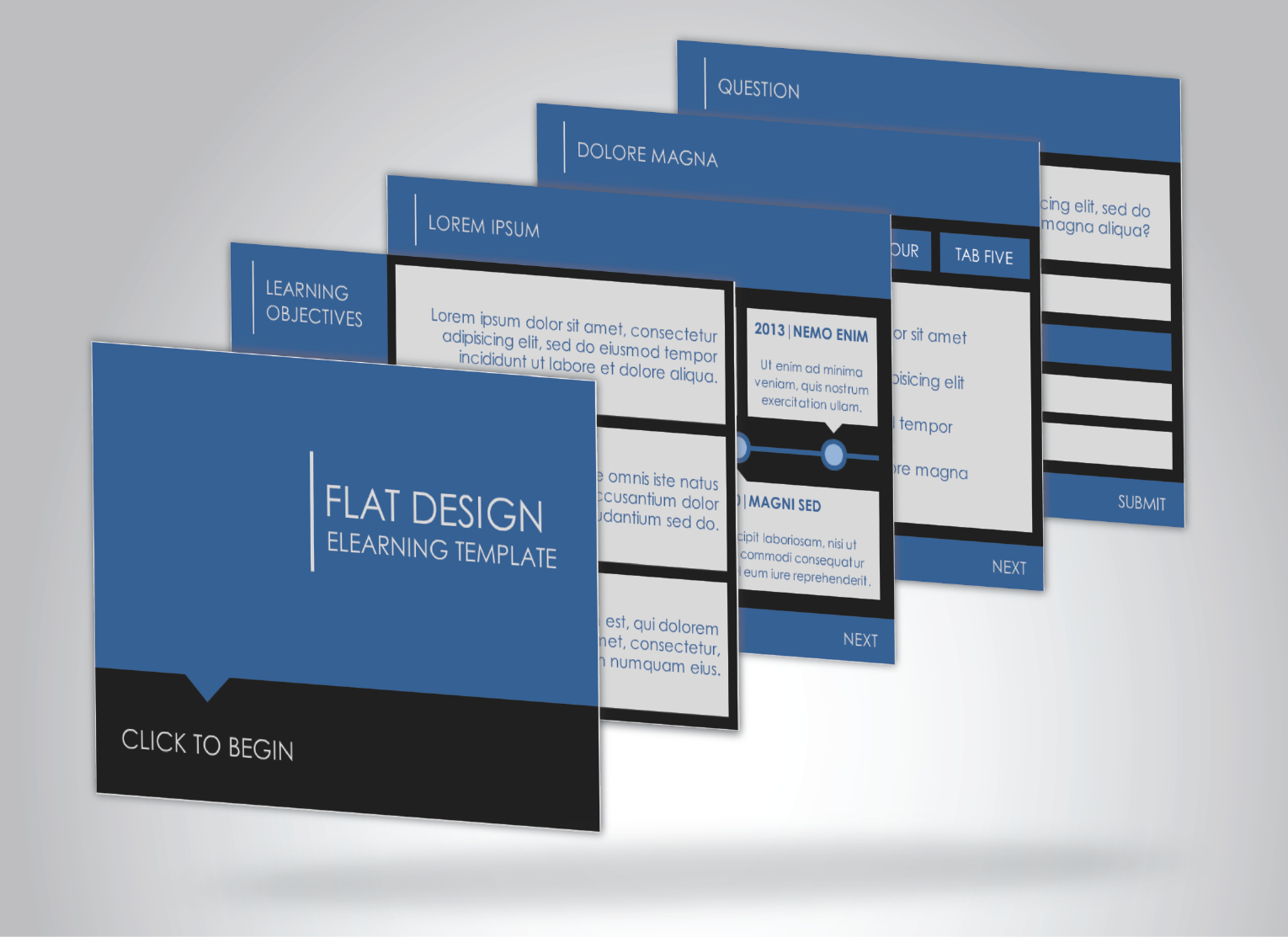 Detail Flat Design Template Nomer 29