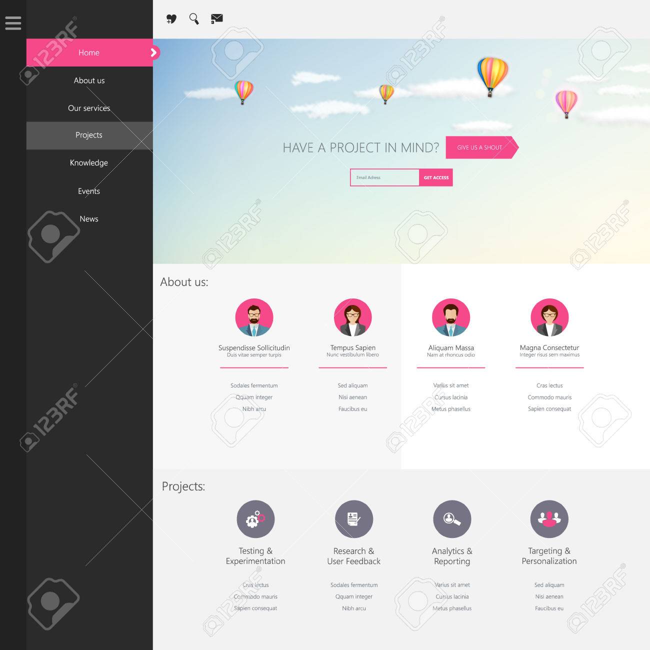 Detail Flat Ecommerce Template Nomer 49
