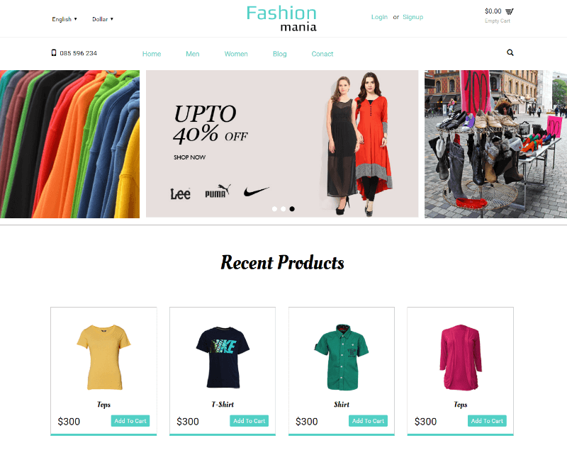 Detail Flat Ecommerce Template Nomer 50