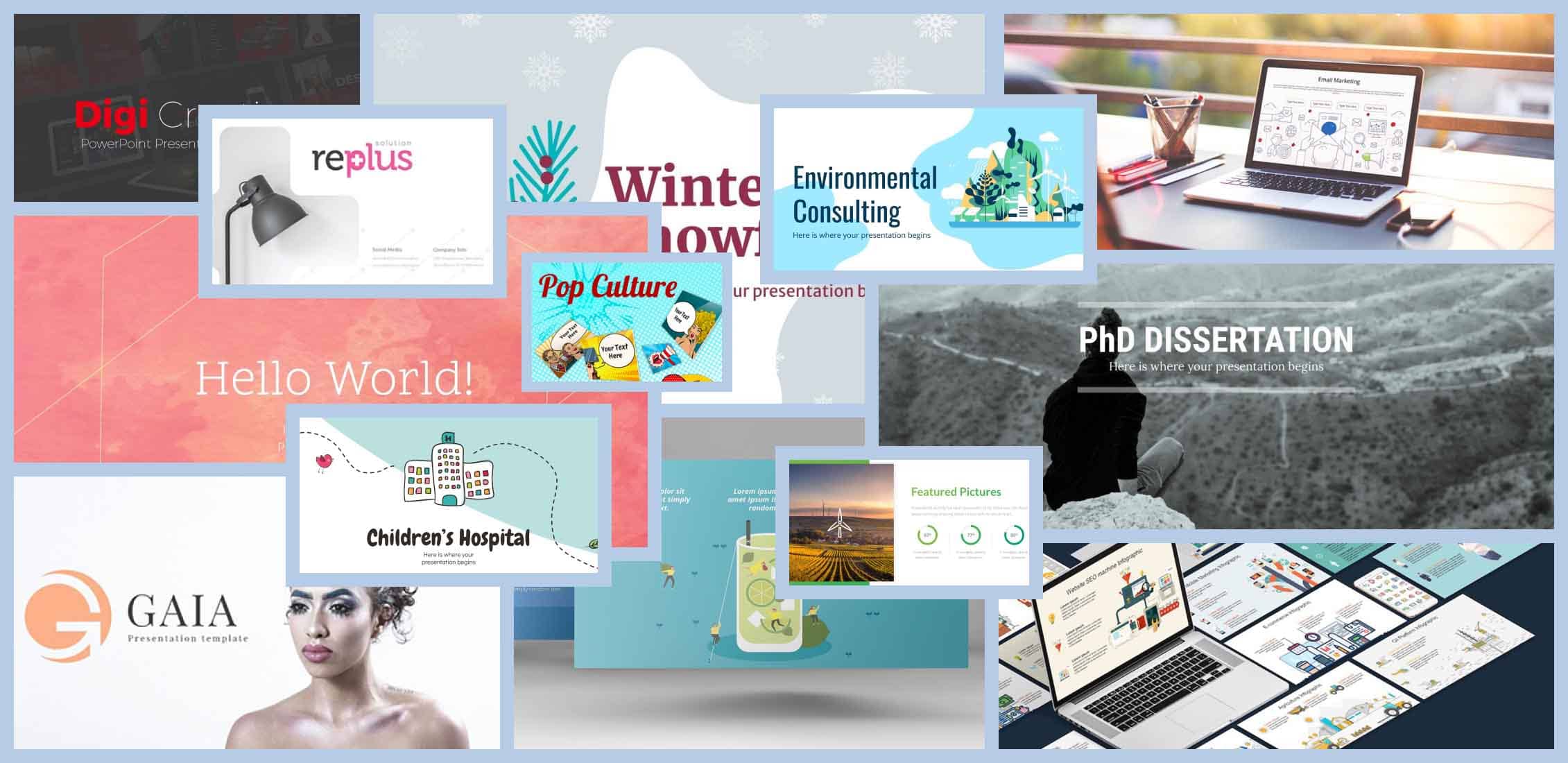 Detail Flint Free Powerpoint Template Nomer 45