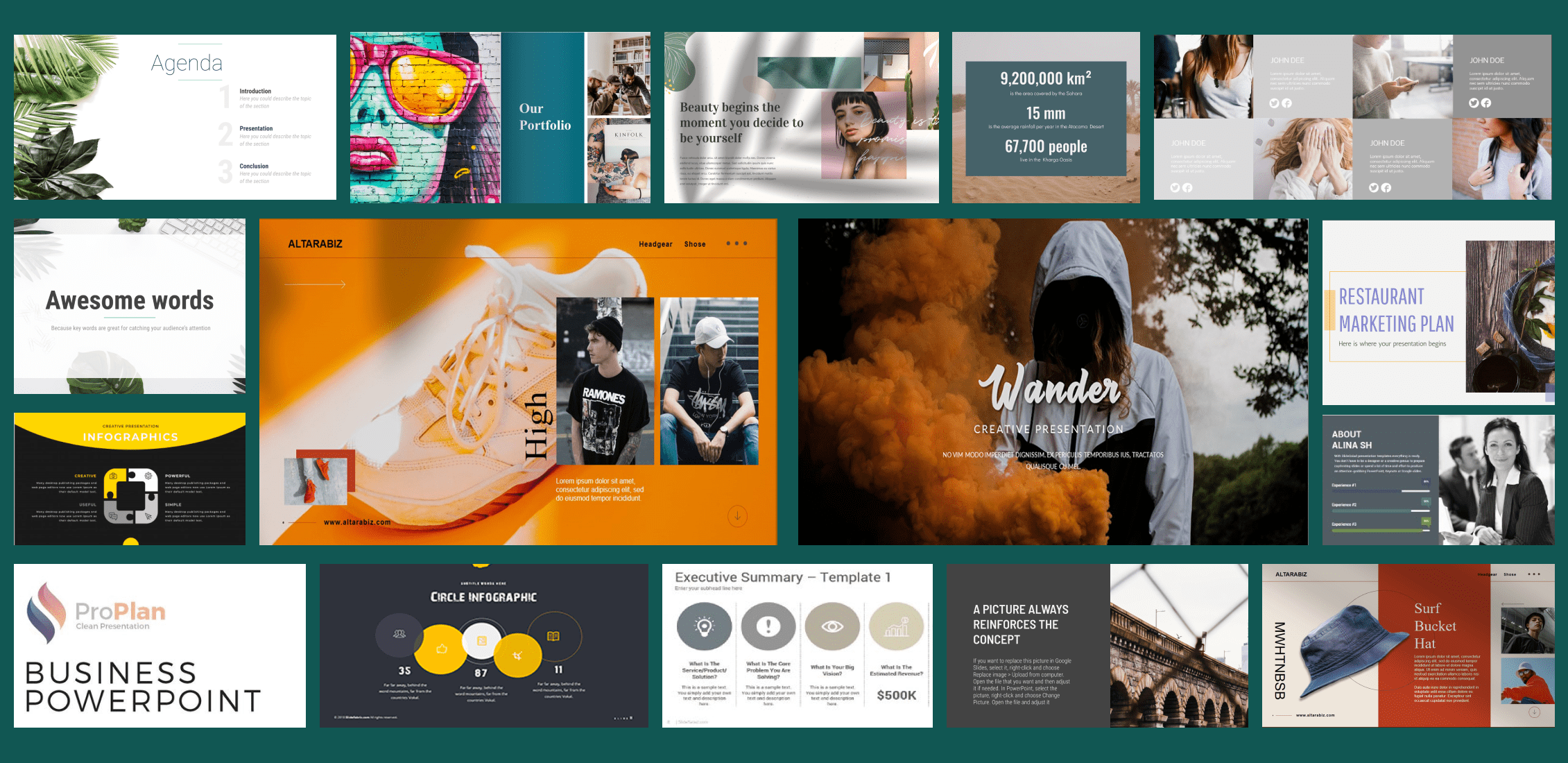 Detail Flint Free Powerpoint Template Nomer 9