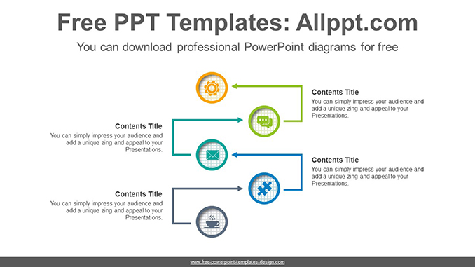 Detail Flow Chart Template Powerpoint Free Download Nomer 6