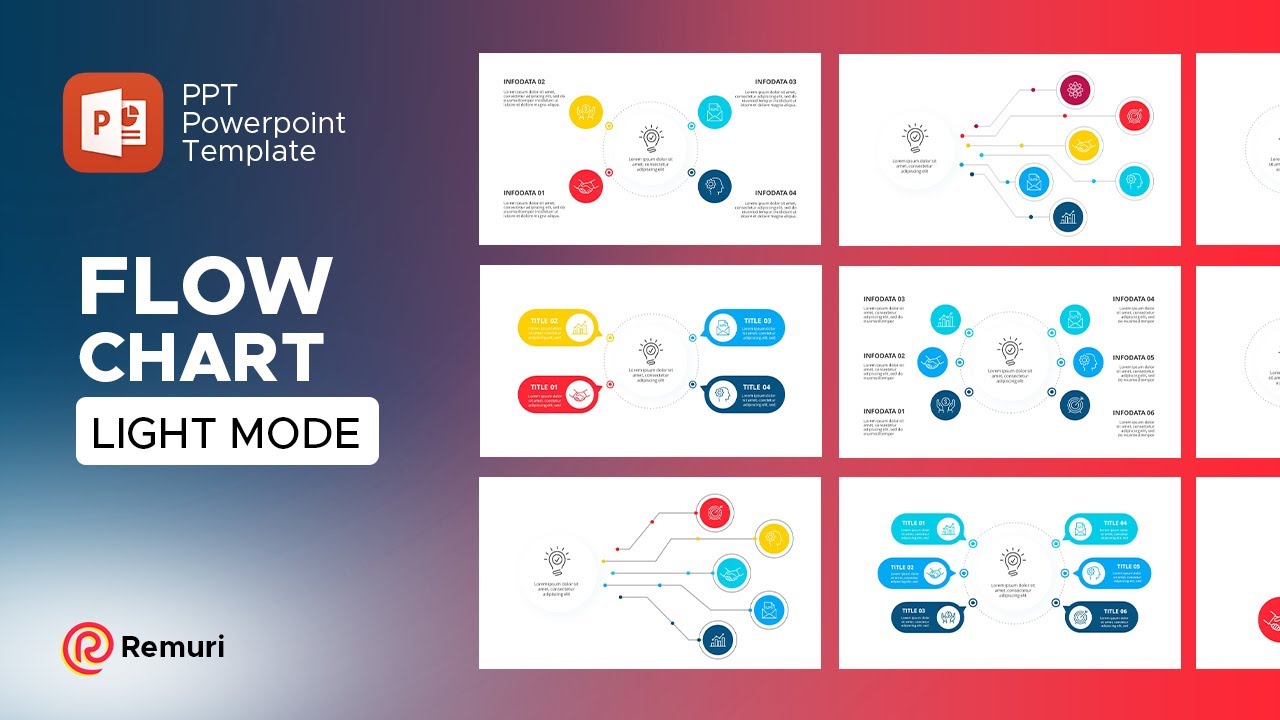 Detail Flow Chart Template Powerpoint Free Download Nomer 53