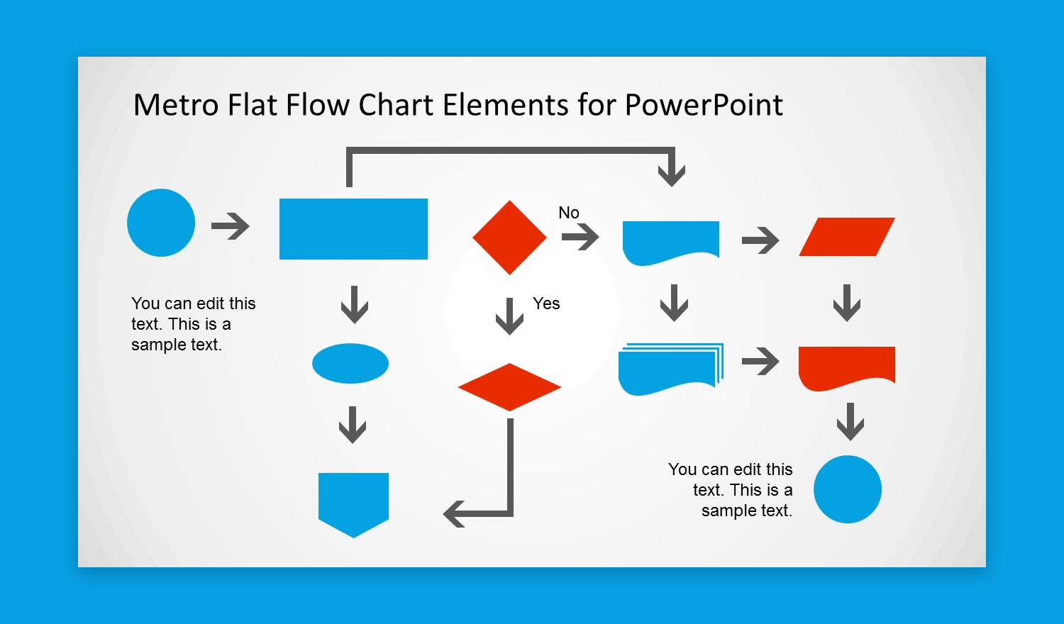 Detail Flow Chart Template Powerpoint Free Download Nomer 7