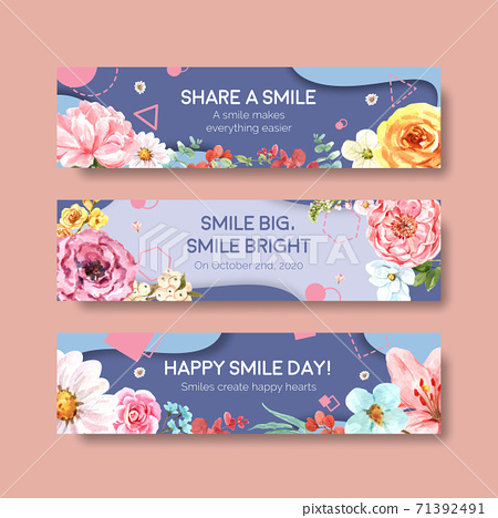 Detail Flower Banner Template Nomer 27