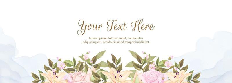 Detail Flower Banner Template Nomer 32