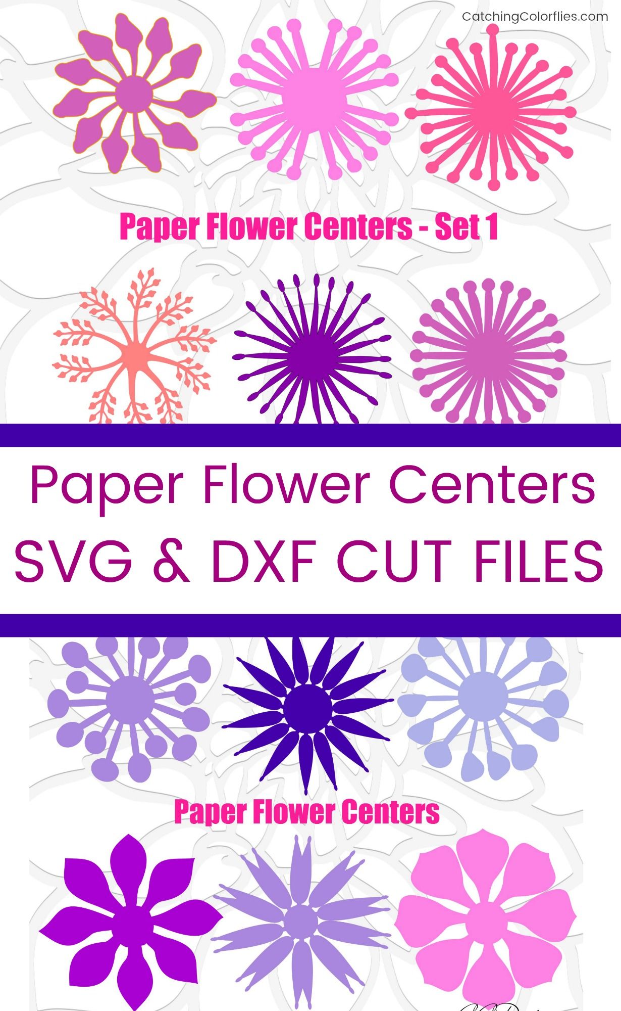 Detail Flower Center Template Nomer 8